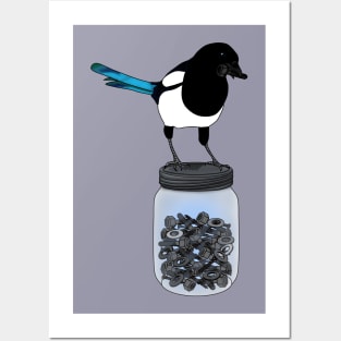 DIY Magpie Posters and Art